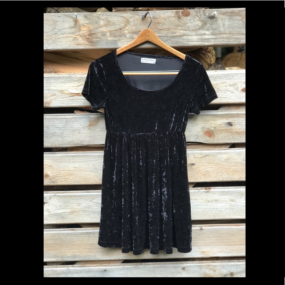 Velvet American Apparel basic black dress medium